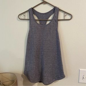 Lululemon Racerback Gray Tank Lightweight